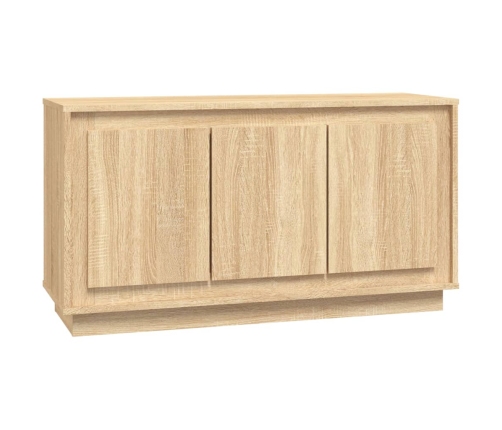 Aparador madera contrachapada roble Sonoma 102x35x55 cm