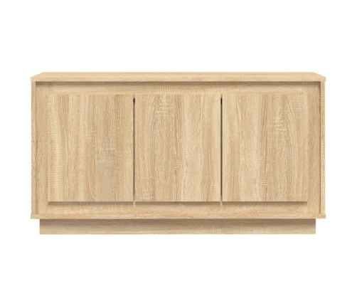 Aparador madera contrachapada roble Sonoma 102x35x55 cm