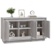 Aparador madera contrachapada gris Sonoma 102x35x55 cm