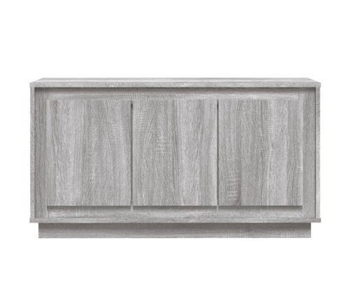 Aparador madera contrachapada gris Sonoma 102x35x55 cm