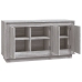 Aparador madera contrachapada gris Sonoma 102x35x55 cm