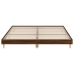 Estructura de cama sin colchón madera marrón roble 150x200 cm