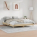 Estructura de cama sin colchón madera roble Sonoma 140x200 cm