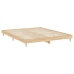 Estructura de cama sin colchón madera roble Sonoma 140x200 cm