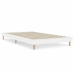 Estructura de cama madera de ingeniería blanca 90x200 cm