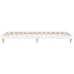 Estructura de cama madera de ingeniería blanca 90x200 cm