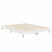 Estructura de cama madera de ingeniería blanca 140x190 cm