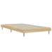 Estructura de cama sin colchón madera roble Sonoma 90x190 cm