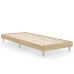 Estructura de cama sin colchón madera roble Sonoma 75x190 cm