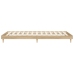 Estructura de cama sin colchón madera roble Sonoma 75x190 cm