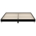 Estructura de cama madera de ingeniería negra 200x200 cm