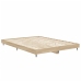 Estructura de cama madera de ingeniería roble Sonoma 135x190 cm