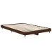 vidaXL Estructura de cama madera contrachapada marrón roble 120x190 cm