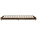 Estructura de cama sin colchón madera roble ahumado 90x190 cm