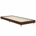 Estructura de cama sin colchón madera marrón roble 75x190 cm