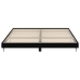 Estructura de cama madera de ingeniería negra 200x200 cm