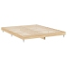 Estructura de cama sin colchón roble Sonoma 200x200 cm