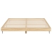 Estructura de cama sin colchón roble Sonoma 200x200 cm