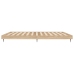 Estructura de cama sin colchón roble Sonoma 200x200 cm