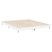 vidaXL Estructura de cama madera de ingeniería blanco brillo 180x200cm