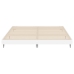 vidaXL Estructura de cama madera de ingeniería blanco brillo 180x200cm