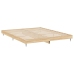 Estructura de cama sin colchón madera roble Sonoma 150x200 cm