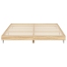 Estructura de cama sin colchón madera roble Sonoma 150x200 cm