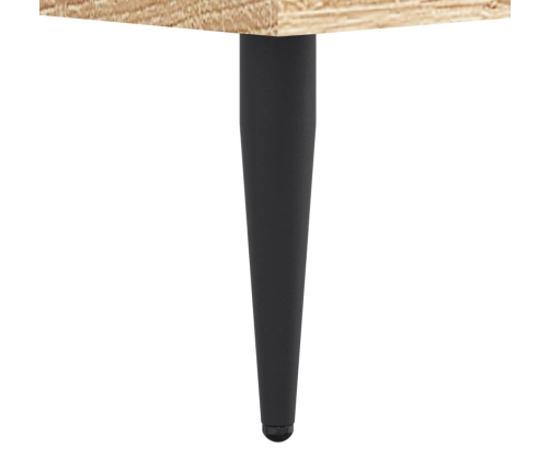 Estructura de cama sin colchón madera roble Sonoma 150x200 cm