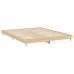 Estructura de cama sin colchón madera roble Sonoma 120x200 cm