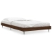 Estructura de cama sin colchón madera marrón roble 100x200 cm
