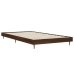 Estructura de cama sin colchón madera marrón roble 100x200 cm