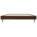 Estructura de cama sin colchón madera marrón roble 100x200 cm