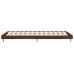 Estructura de cama sin colchón madera marrón roble 100x200 cm