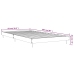 Estructura de cama madera de ingeniería gris Sonoma 90x200 cm