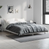 Estructura de cama madera de ingeniería gris Sonoma 140x190 cm