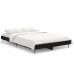 Estructura de cama madera de ingeniería negra 120x190 cm
