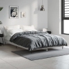 Estructura de cama madera de ingeniería gris Sonoma 120x190 cm