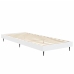 Estructura de cama madera de ingeniería blanca 75x190 cm