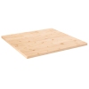 Tablero de mesa cuadrado madera maciza de pino 90x90x2,5 cm