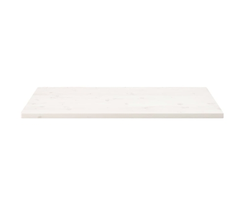 Tablero de mesa rectangular madera de pino blanco 100x50x2,5 cm