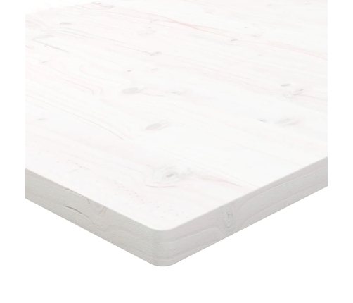 Tablero de mesa rectangular madera de pino blanco 100x50x2,5 cm