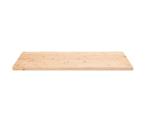 Tablero de mesa rectangular madera maciza de pino 110x55x2,5 cm