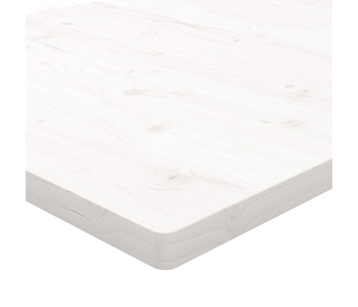 Tablero de mesa rectangular madera de pino blanco 110x55x2,5 cm