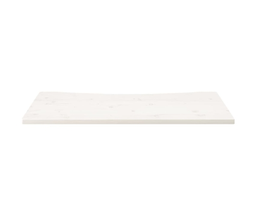 Tablero de escritorio madera maciza pino blanco 110x55x2,5 cm