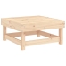 Taburetes de jardín con cojines 2 uds madera maciza de pino