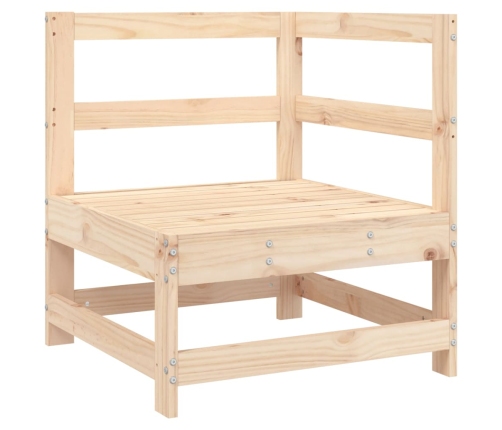 Sofá esquinero con cojines madera maciza de pino
