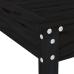 Mesa y sillas de jardín 3 piezas madera maciza de pino negro