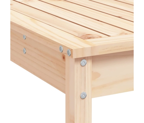 Set de mesa y taburetes altos jardín 5 pzas madera maciza pino