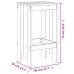 Set de mesa y taburetes altos jardín 5 pzas madera maciza pino