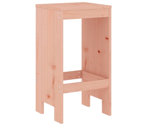 Mesa alta y taburetes de jardín 5 piezas madera maciza Douglas